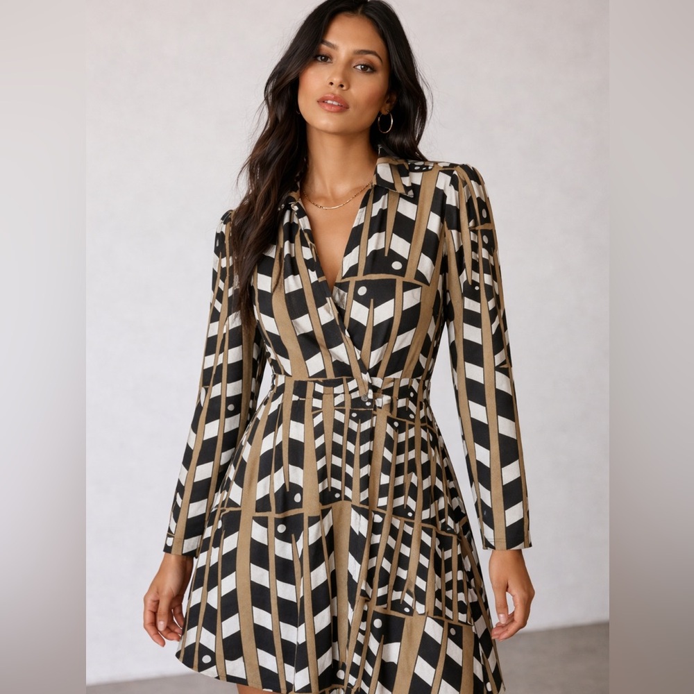 United Colours Of Benetton Wrap Dress